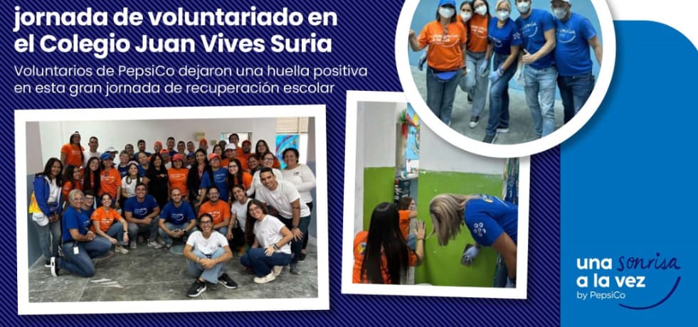 PepsiCo Venezuela inicia su programa de voluntariado 2025 en el Colegio Juan Vives Suria