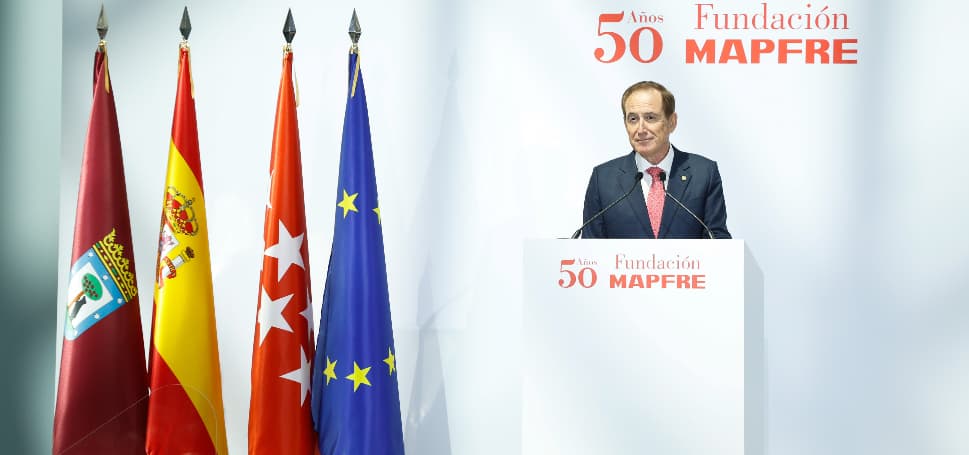 El Rey preside el 50 aniversario de Fundación MAPFRE  y destaca su contribución a la educación, investigación y cultura