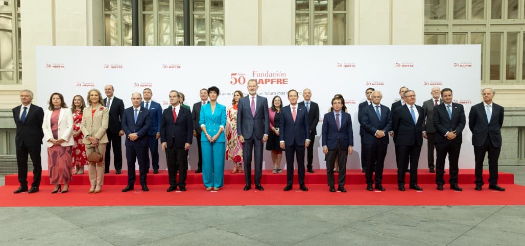 El Rey preside el 50 aniversario de Fundación MAPFRE