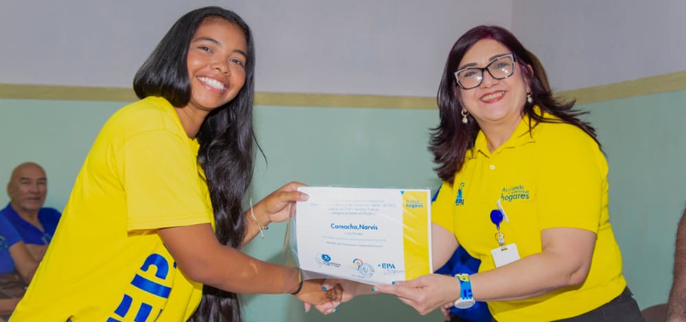 EPA entregó certificados a 99 auxiliares de construcción