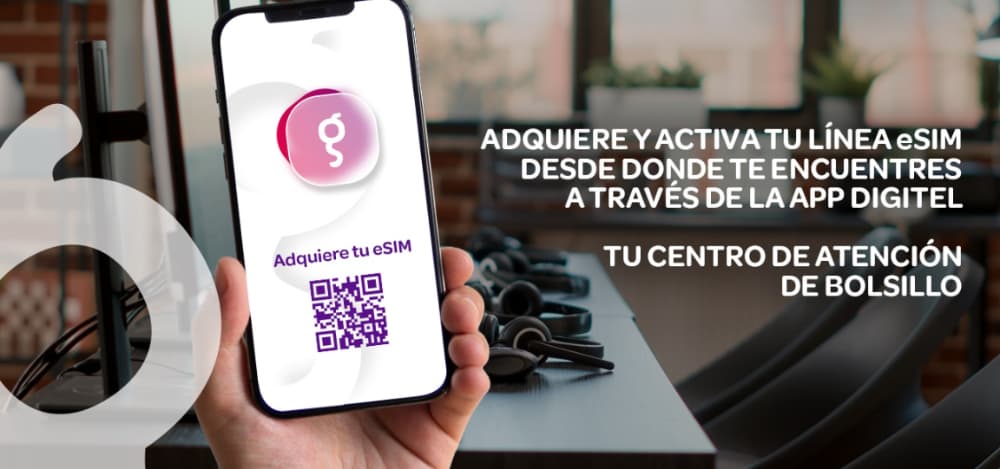 Digitel permite compra y activación de líneas móviles por su app con eSIM