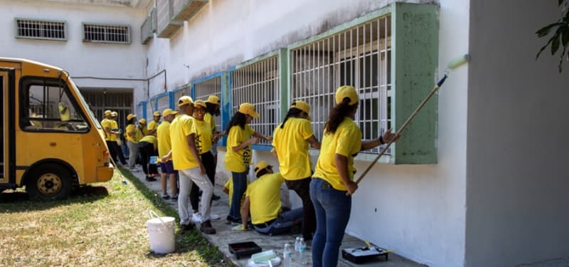 Epanos realizaron voluntariado en Casa Hogar Padre Febres Cordero 