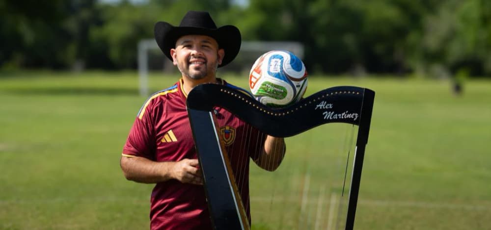 El arpa venezolana hará historia en la Copa Mundial FIFA 2026 de la mano de Alex Martínez