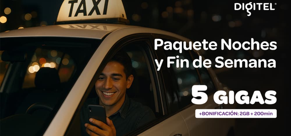 Digitel lanza “Noches y Fin de Semana” para cubrir el 70 % del tráfico digital en horarios de mayor demanda