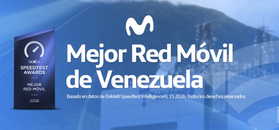 Movistar Venezuela es reconocida por Ookla como la Mejor Red Móvil de Venezuela